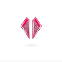 Tellmee - Boucle d'Oreille LOVE COLOR S Rose